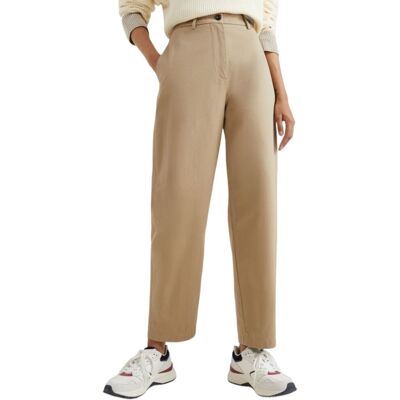 Spodnie damskie Tommy Hilfiger Balloon Co Casual Chino chinosy-S Spodnie damskie Tommy Hilfiger Balloon Co Casual Chino chinosy-S