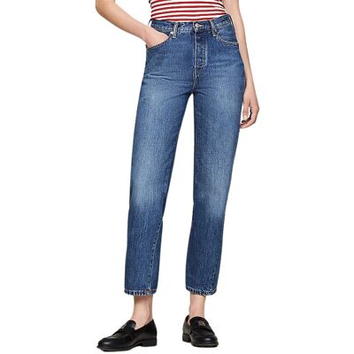 Spodnie damskie Tommy Hilfiger Beth z wysokim stanem-W27 Spodnie damskie Tommy Hilfiger Beth z wysokim stanem-W27