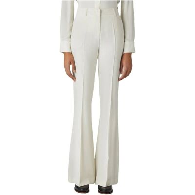 Inny producent Spodnie damskie Trussardi Viscose Wool dzwony w kant-S Inny producent Spodnie damskie Trussardi Viscose Wool dzwony w kant-S