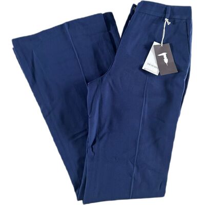 Inny producent Spodnie damskie Trussardi Viscose Wool dzwony w kant-S Inny producent Spodnie damskie Trussardi Viscose Wool dzwony w kant-S