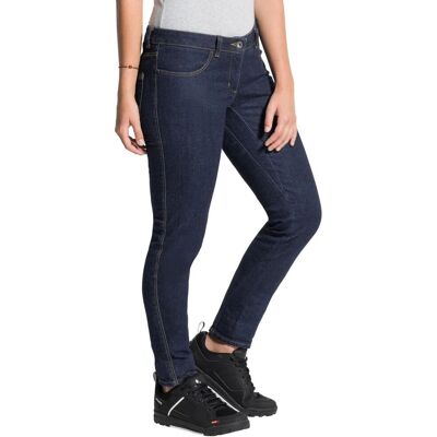 Spodnie damskie Vaude Larvik jeansowe dopasowane slim fit-L Spodnie damskie Vaude Larvik jeansowe dopasowane slim fit-L