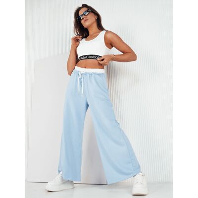 Spodnie damskie wide leg VERES błękitne Dstreet UY1958 Spodnie damskie wide leg VERES błękitne Dstreet UY1958