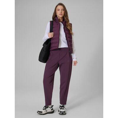 Spodnie dresowe damskie 4F 4FRSS26TTROF1885-50S Fioletowy L Spodnie dresowe damskie 4F 4FRSS26TTROF1885-50S Fioletowy L