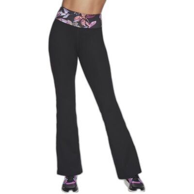 Spodnie dresowe flare damskie Skechers The Gowalk Pant Ultra czarne S Spodnie dresowe flare damskie Skechers The Gowalk Pant Ultra czarne S