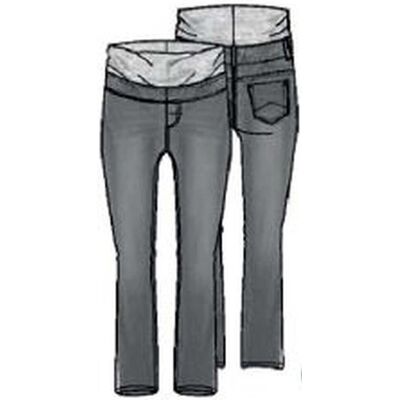 Spodnie jeansowe damskie, ciążowe, bootcut, ciemnoszare, Bellybutton Spodnie jeansowe damskie, ciążowe, bootcut, ciemnoszare, Bellybutton