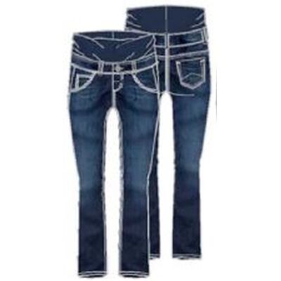 Spodnie jeansowe damskie, ciążowe, bootcut, granatowe, Bellybutton Spodnie jeansowe damskie, ciążowe, bootcut, granatowe, Bellybutton