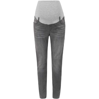Spodnie jeansowe damskie, ciążowe, skinny, szare, Bellybutton Spodnie jeansowe damskie, ciążowe, skinny, szare, Bellybutton