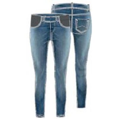 Spodnie jeansowe damskie, ciążowe, slim, niebieskie, Bellybutton Spodnie jeansowe damskie, ciążowe, slim, niebieskie, Bellybutton