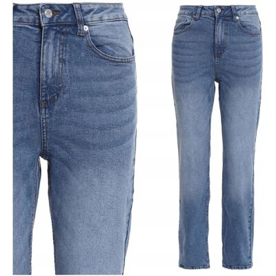 Spodnie Jeansowe Damskie Jeansy z prostymi nogawkami Klasyczne MORAJ r. XXL Spodnie Jeansowe Damskie Jeansy z prostymi nogawkami Klasyczne MORAJ r. XXL