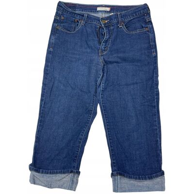 inna (Inny) Spodnie Jeansy damskie granatowe 3/4 LEVIS M inna (Inny) Spodnie Jeansy damskie granatowe 3/4 LEVIS M