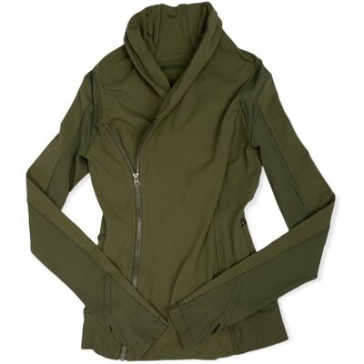 Inny producent Sportowa bluza damska khaki LULULEMON XS Inny producent Sportowa bluza damska khaki LULULEMON XS
