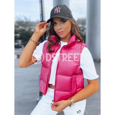 Sportowa kamizelka damska RASBERRY BUSH fuksja Dstreet TY3808-XL Sportowa kamizelka damska RASBERRY BUSH fuksja Dstreet TY3808-XL