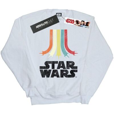 Disney Star Wars Bluza Damska / Damska Retro Rainbow (L / Ciepły Biały) Disney Star Wars Bluza Damska / Damska Retro Rainbow (L / Ciepły Biały)