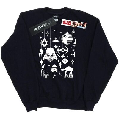 Disney Star Wars Bluza Damska / Damska Z Ozdobami Świątecznymi (S (52-55 Cm) / Czarny) Disney Star Wars Bluza Damska / Damska Z Ozdobami Świątecznymi (S (52-55 Cm) / Czarny)