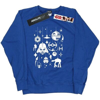 Disney Star Wars Bluza Damska / Damska Z Ozdobami Świątecznymi (XL 8,5-9 / Lazurowy) Disney Star Wars Bluza Damska / Damska Z Ozdobami Świątecznymi (XL 8,5-9 / Lazurowy)