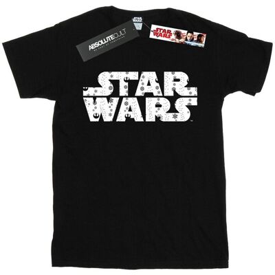 Disney Star Wars Damska Bawełniana Koszulka Boyfriend Z Bożonarodzeniowym Logo (3XL / Czarny) Disney Star Wars Damska Bawełniana Koszulka Boyfriend Z Bożonarodzeniowym Logo (3XL / Czarny)