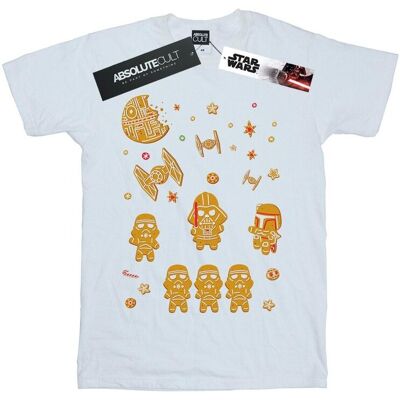 Disney Star Wars Koszulka Damska / Damska Gingerbread Empire Cotton Boyfriend T-Shirt (S (52-55 Cm) / Ciepły Biały) Disney Star Wars Koszulka Damska / Damska Gingerbread Empire Cotton Boyfriend T-Shirt (S (52-55 Cm) / Ciepły Biały)