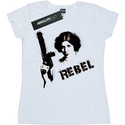 Disney Star Wars Koszulka Damska / Damska Princess Leia Rebel Cotton T-Shirt (XL 8,5-9 / Ciepły Biały) Disney Star Wars Koszulka Damska / Damska Princess Leia Rebel Cotton T-Shirt (XL 8,5-9 / Ciepły Biały)