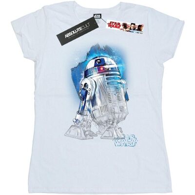 Disney Star Wars Koszulka Damska / Damska The Last Jedi R2-D2 Ze Szczotkowanej Bawełny (S (52-55 Cm) / Ciepły Biały) Disney Star Wars Koszulka Damska / Damska The Last Jedi R2-D2 Ze Szczotkowanej Bawełny (S (52-55 Cm) / Ciepły Biały)