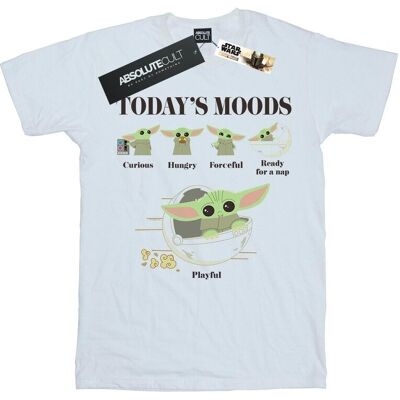 Disney Star Wars Koszulka Damska / Damska The Mandalorian The Child Moods Cotton Boyfriend T-Shirt (XXXXS / Ciepły Biały) Disney Star Wars Koszulka Damska / Damska The Mandalorian The Child Moods Cotton Boyfriend T-Shirt (XXXXS / Ciepły Biały)