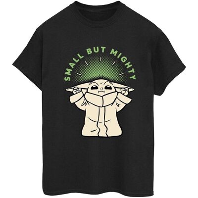 Disney Star Wars Koszulka Damska/pań Mandalorian Small But Mighty Grogu Cotton Boyfriend T-Shirt (3XL / Czarny) Disney Star Wars Koszulka Damska/pań Mandalorian Small But Mighty Grogu Cotton Boyfriend T-Shirt (3XL / Czarny)