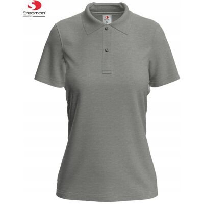 Stedman Polo Women Grey Heather XXL Stedman Polo Women Grey Heather XXL