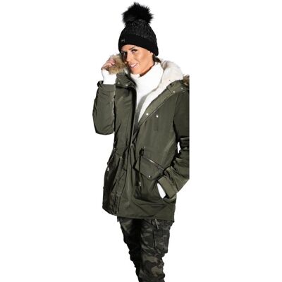 Agrafka Stylowa kurtka płaszcz parka zima 2w1 miś-3XL Agrafka Stylowa kurtka płaszcz parka zima 2w1 miś-3XL