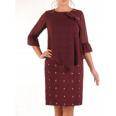 Carla Moreno Sukienka Atena 42 letnia damska na wesele elegancka na komunie wizytowa Carla Moreno Sukienka Atena 42 letnia damska na wesele elegancka na komunie wizytowa