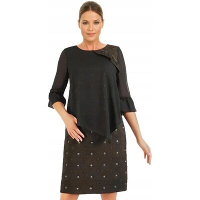 Carla Moreno Sukienka Atena 52 letnia damska na wesele elegancka na komunie wizytowa Carla Moreno Sukienka Atena 52 letnia damska na wesele elegancka na komunie wizytowa