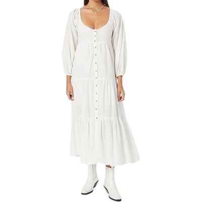 Sukienka damska Billabong Starry Skies kremowa prosta-S Sukienka damska Billabong Starry Skies kremowa prosta-S