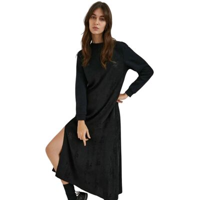 Sukienka damska Desigual Girona czarna długa -M Sukienka damska Desigual Girona czarna długa -M