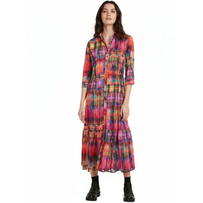 Sukienka damska Desigual Vila midi koszulowa-L Sukienka damska Desigual Vila midi koszulowa-L