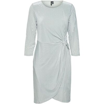 Sukienka damska Vero Moda Mella elegancka zielona welurowa-M Sukienka damska Vero Moda Mella elegancka zielona welurowa-M