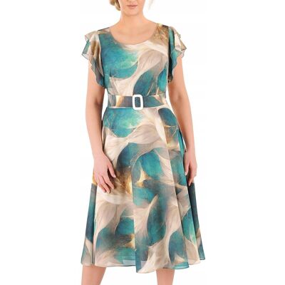 Carla Moreno Sukienka Kayra II 52 letnia damska na wesele elegancka na komunie wizytowa Carla Moreno Sukienka Kayra II 52 letnia damska na wesele elegancka na komunie wizytowa