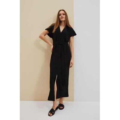Moodo Sukienka maxi z wiązaniem w talii-XS Moodo Sukienka maxi z wiązaniem w talii-XS
