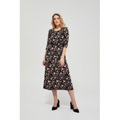 Moodo Sukienka z nadrukiem w kwiaty-XS Moodo Sukienka z nadrukiem w kwiaty-XS