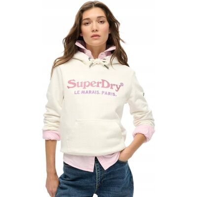 Inny producent SUPERDRY BIAŁA BLUZA Z KAPTUREM I RÓŻOWYM NADRUKIEM 44 1FTA Inny producent SUPERDRY BIAŁA BLUZA Z KAPTUREM I RÓŻOWYM NADRUKIEM 44 1FTA