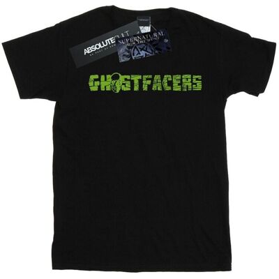 Supernatural Damska Bawełniana Koszulka Boyfriend Z Logo Ghostfacers (M / Czarny) Supernatural Damska Bawełniana Koszulka Boyfriend Z Logo Ghostfacers (M / Czarny)