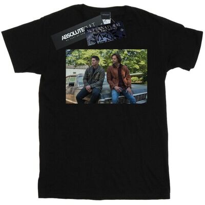 Supernatural Damska / Damska Koszulka Impala Brothers Cotton Boyfriend T-Shirt (L / Czarny) Supernatural Damska / Damska Koszulka Impala Brothers Cotton Boyfriend T-Shirt (L / Czarny)