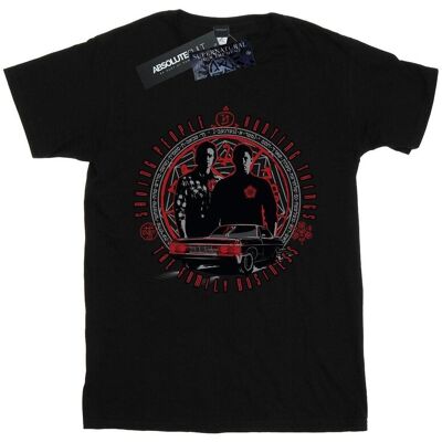 Supernatural Koszulka Damska / Damska Family Business Cotton Boyfriend T-Shirt (L / Czarny) Supernatural Koszulka Damska / Damska Family Business Cotton Boyfriend T-Shirt (L / Czarny)