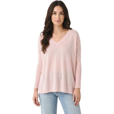 Pozostałe marki Sweter damski Absolut Cashmere Camille kaszmirowy oversize różowy -S Pozostałe marki Sweter damski Absolut Cashmere Camille kaszmirowy oversize różowy -S