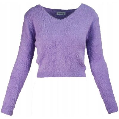Inny producent Sweter Damski Alpaka Fiolet Rozmiar L/XL *Moni&Co* Inny producent Sweter Damski Alpaka Fiolet Rozmiar L/XL *Moni&Co*