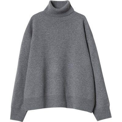 Inny producent Sweter damski Delicatelove Copenhagen golf wełna kaszmir szary-M Inny producent Sweter damski Delicatelove Copenhagen golf wełna kaszmir szary-M