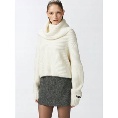 Sweter damski PINKO 104493 A282 kremowy - L Sweter damski PINKO 104493 A282 kremowy - L