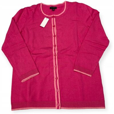 inna (Inny) Sweter rozpinany damski TALBOTS PLUS SIZE 2XL inna (Inny) Sweter rozpinany damski TALBOTS PLUS SIZE 2XL
