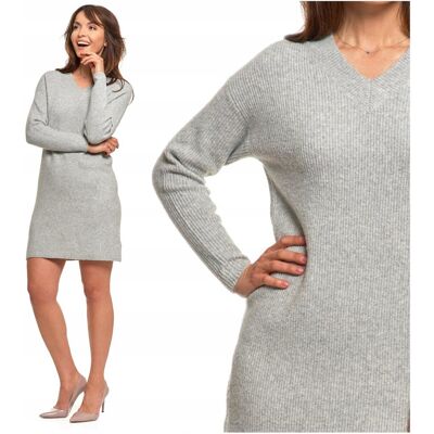 Sweterkowa SUKIENKA DAMSKA MINI Ciepła Elegancka Wygodna MORAJ 3XL Sweterkowa SUKIENKA DAMSKA MINI Ciepła Elegancka Wygodna MORAJ 3XL