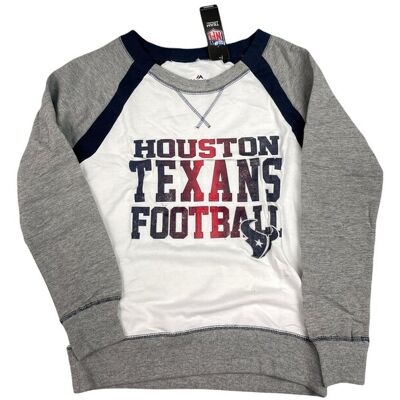 Majestic Szara bluza damska wciągana Houston Texans NFL M Majestic Szara bluza damska wciągana Houston Texans NFL M