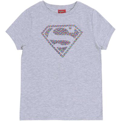 sarcia.eu Szara koszulka, t-shirt z cekinami Superman XS-S sarcia.eu Szara koszulka, t-shirt z cekinami Superman XS-S
