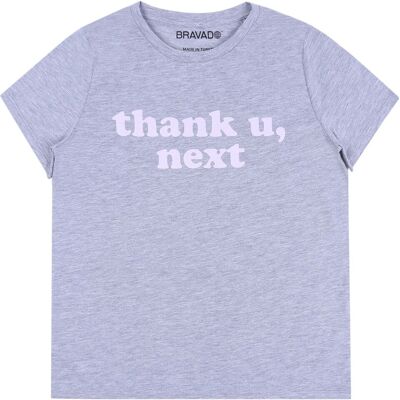 sarcia.eu Szary, damski t-shirt Thank u, next L sarcia.eu Szary, damski t-shirt Thank u, next L