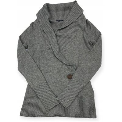 inna (Inny) Szary elegancki sweter damski TOMMY HILFIGER S inna (Inny) Szary elegancki sweter damski TOMMY HILFIGER S